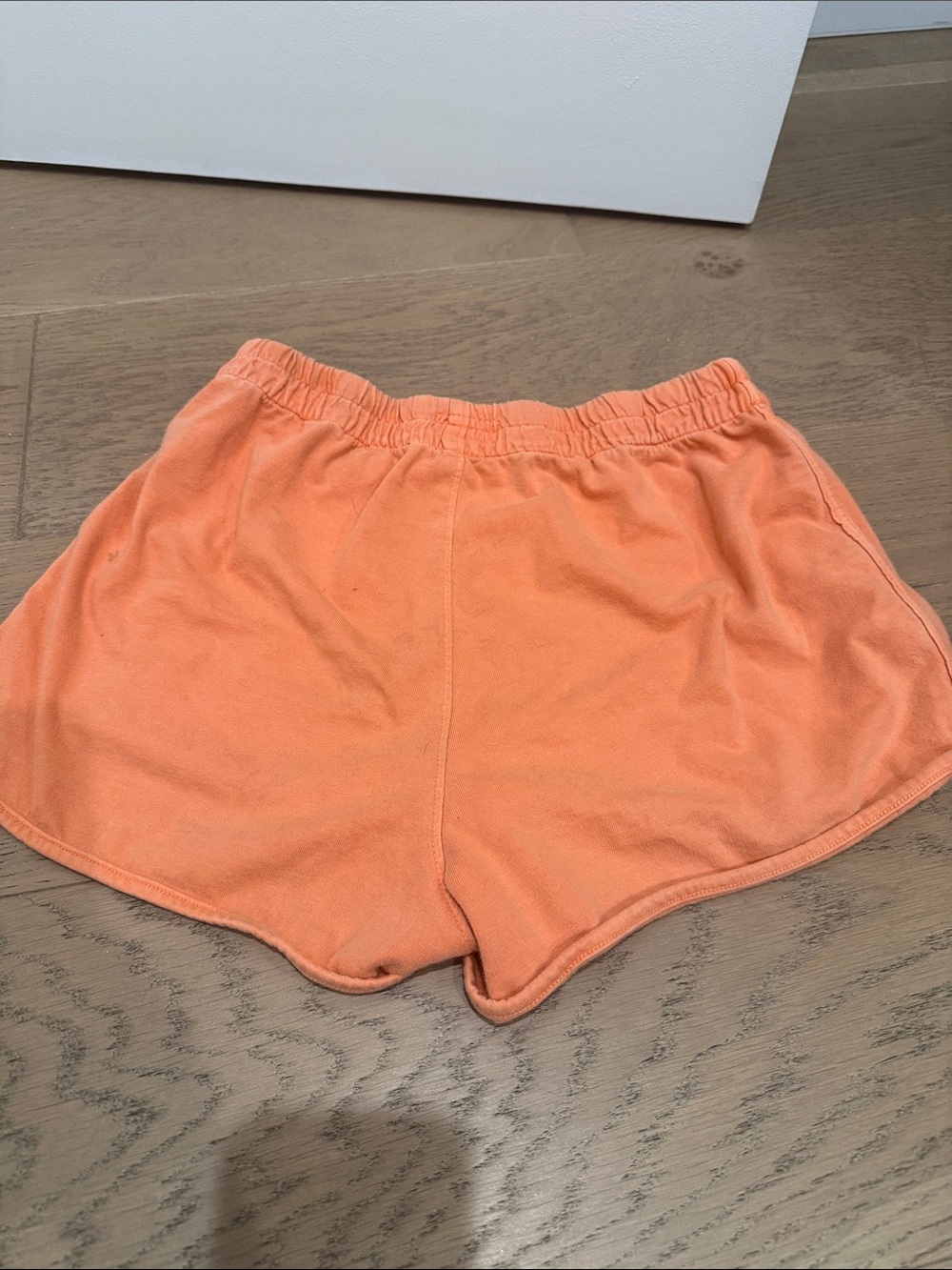 MOTHER Women's Bright Orange Athletic Lounge Shorts - Picture 2 of 3
